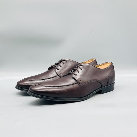 Cole Haan Shoes Mens 10 Brown Leather Derby Oxford Dress Square Toe Classic main image 6